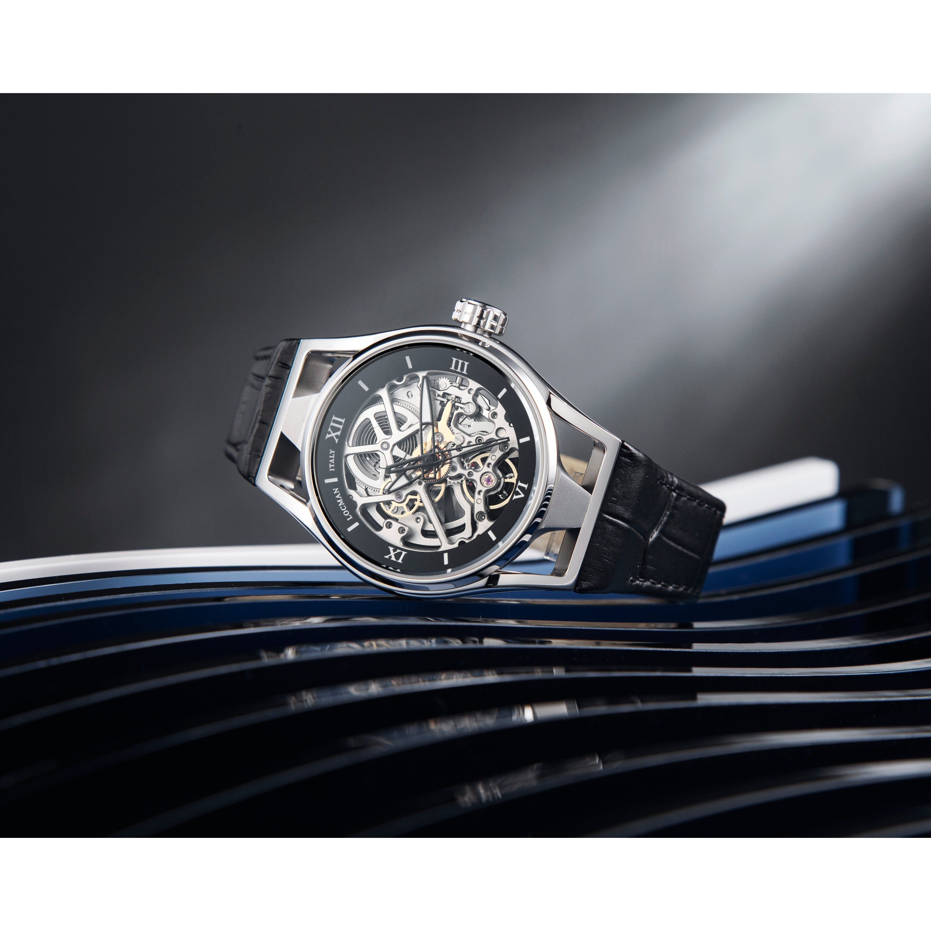 Đồng Hồ Nam Montecristo Skeleton Automatic