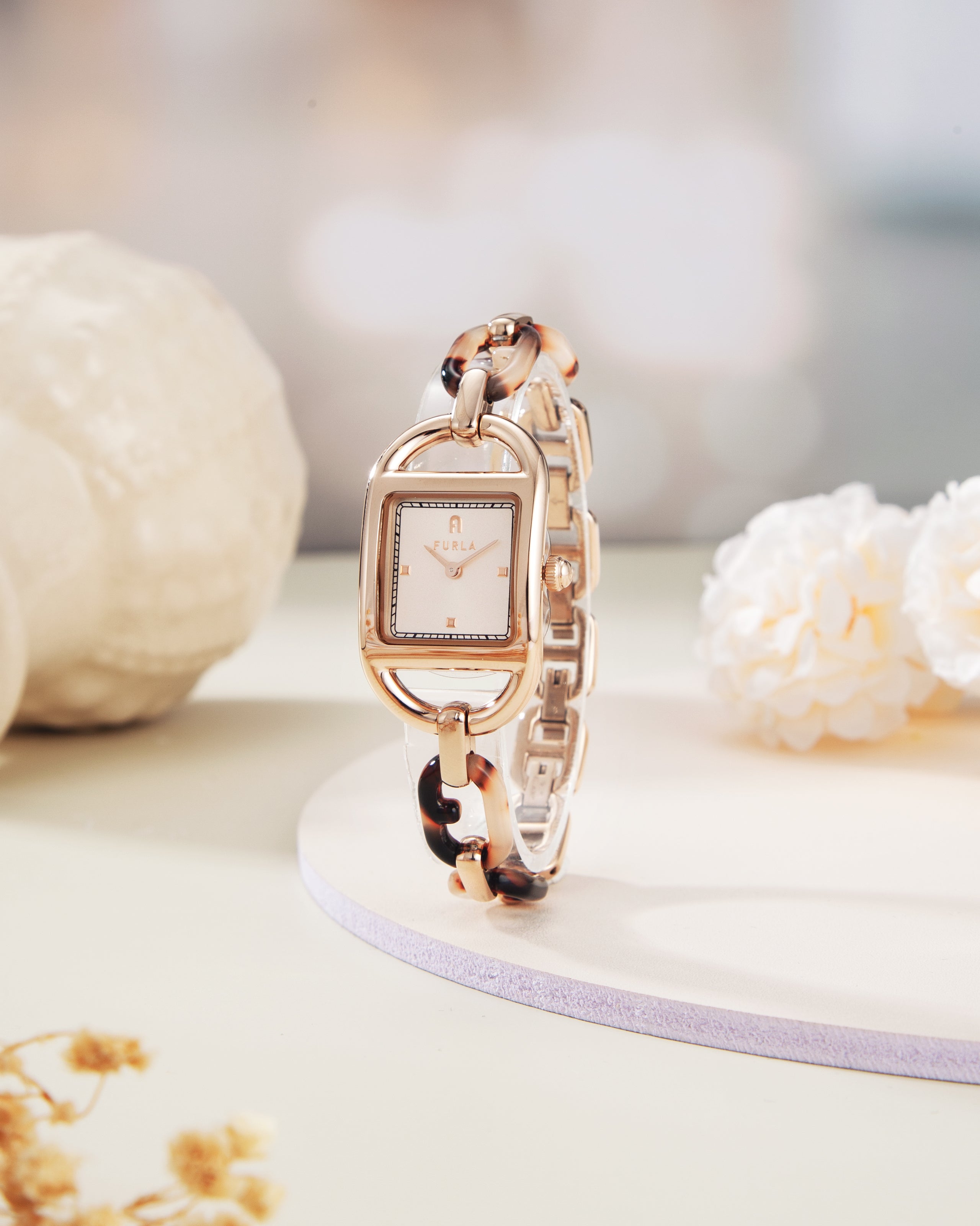 Đồng Hồ Nữ Chain Square Logo