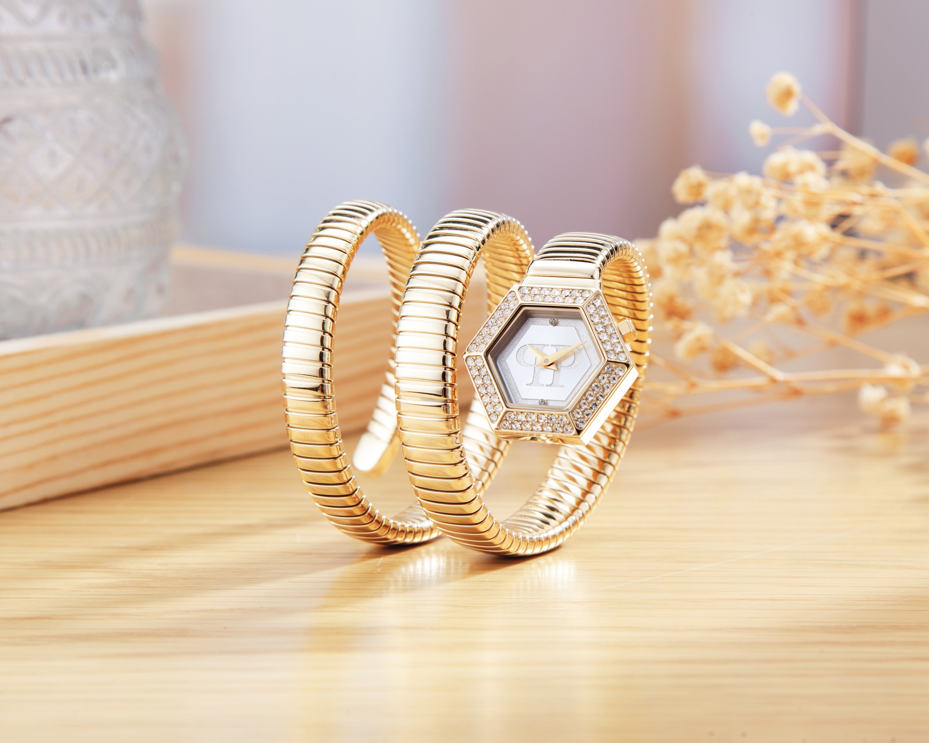 Đồng Hồ Nữ Snake Hexagon Ladies