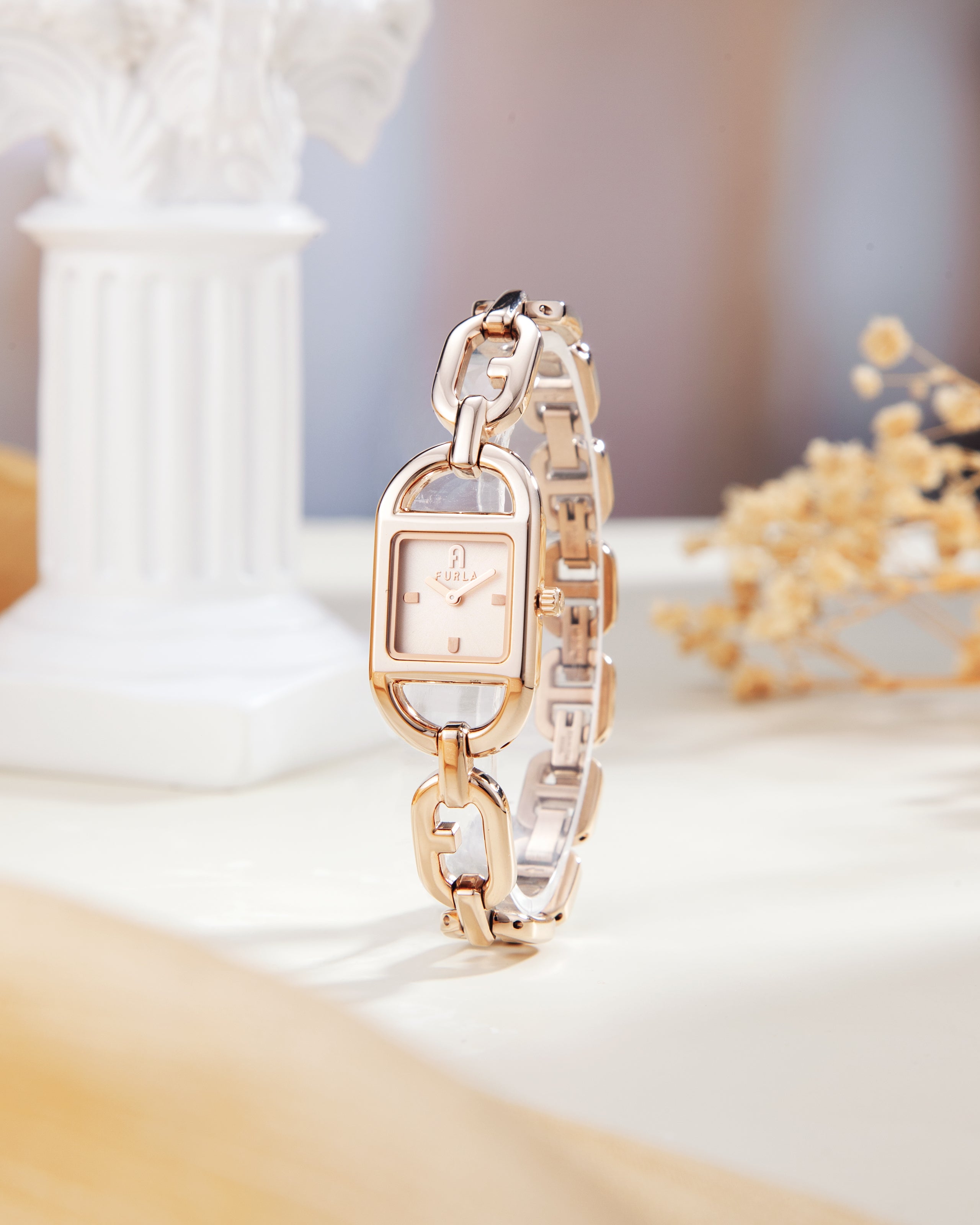 Đồng Hồ Nữ Chain Square