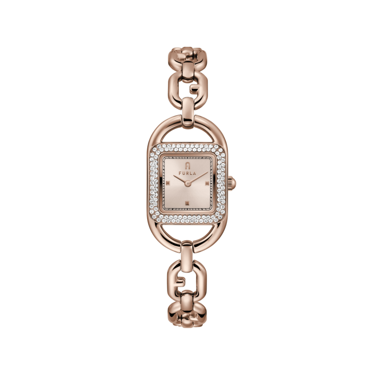 FURLA Đồng Hồ Nữ Chain Square Logo WW00026005L3 - L&M Luxury Timepieces