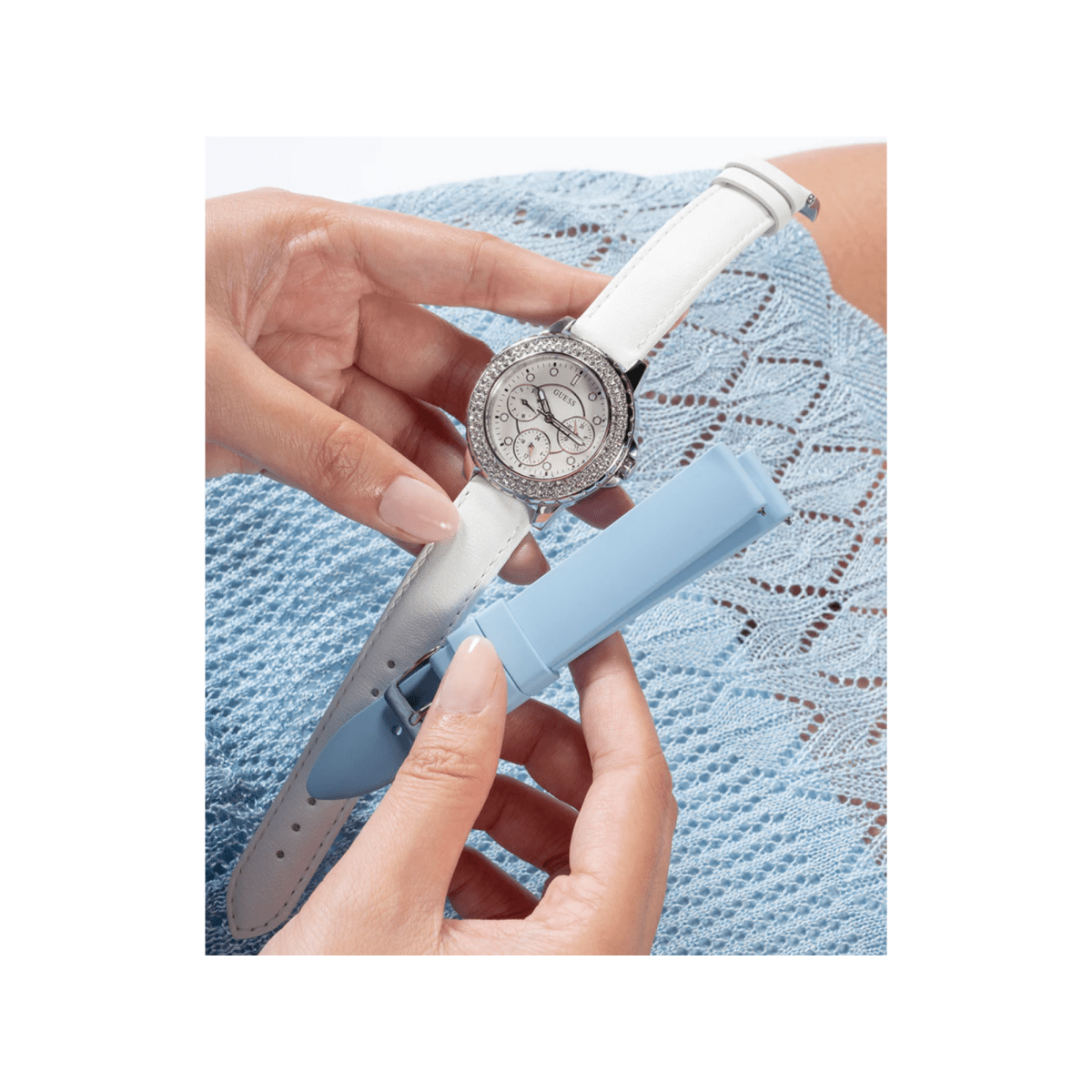 GUESS Đồng Hồ Nữ Crown Jewel GW0660L1 - L&M Luxury Timepieces