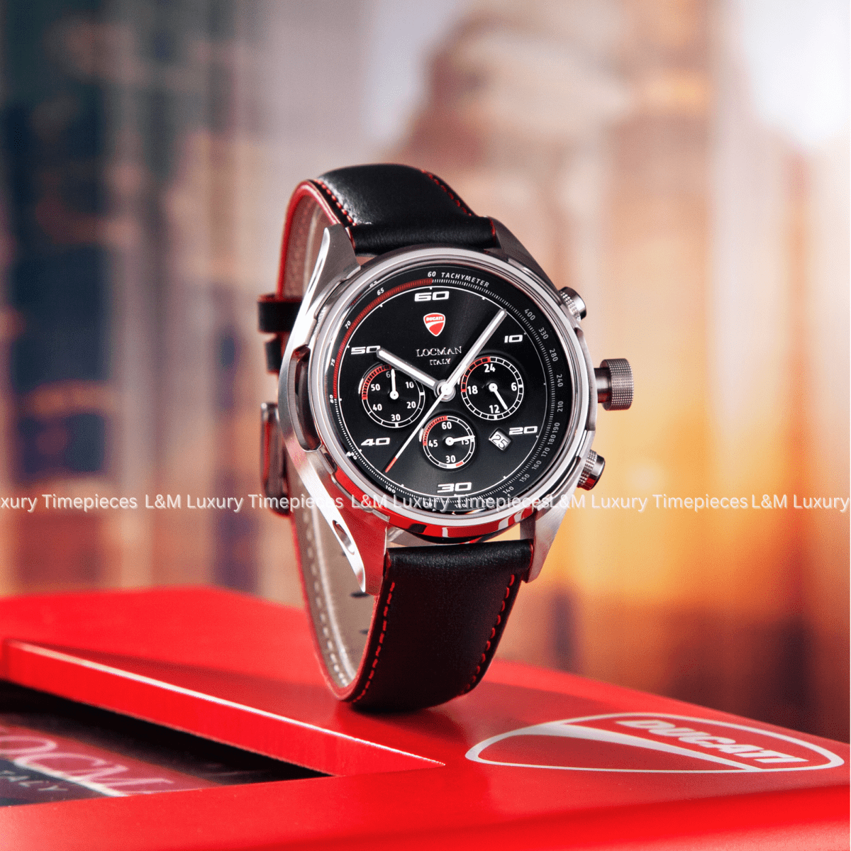 LOCMAN Đồng Hồ Nam Ducati Chrono Quartz D121A01S - 00bkwrpkr - L&M Luxury Timepieces
