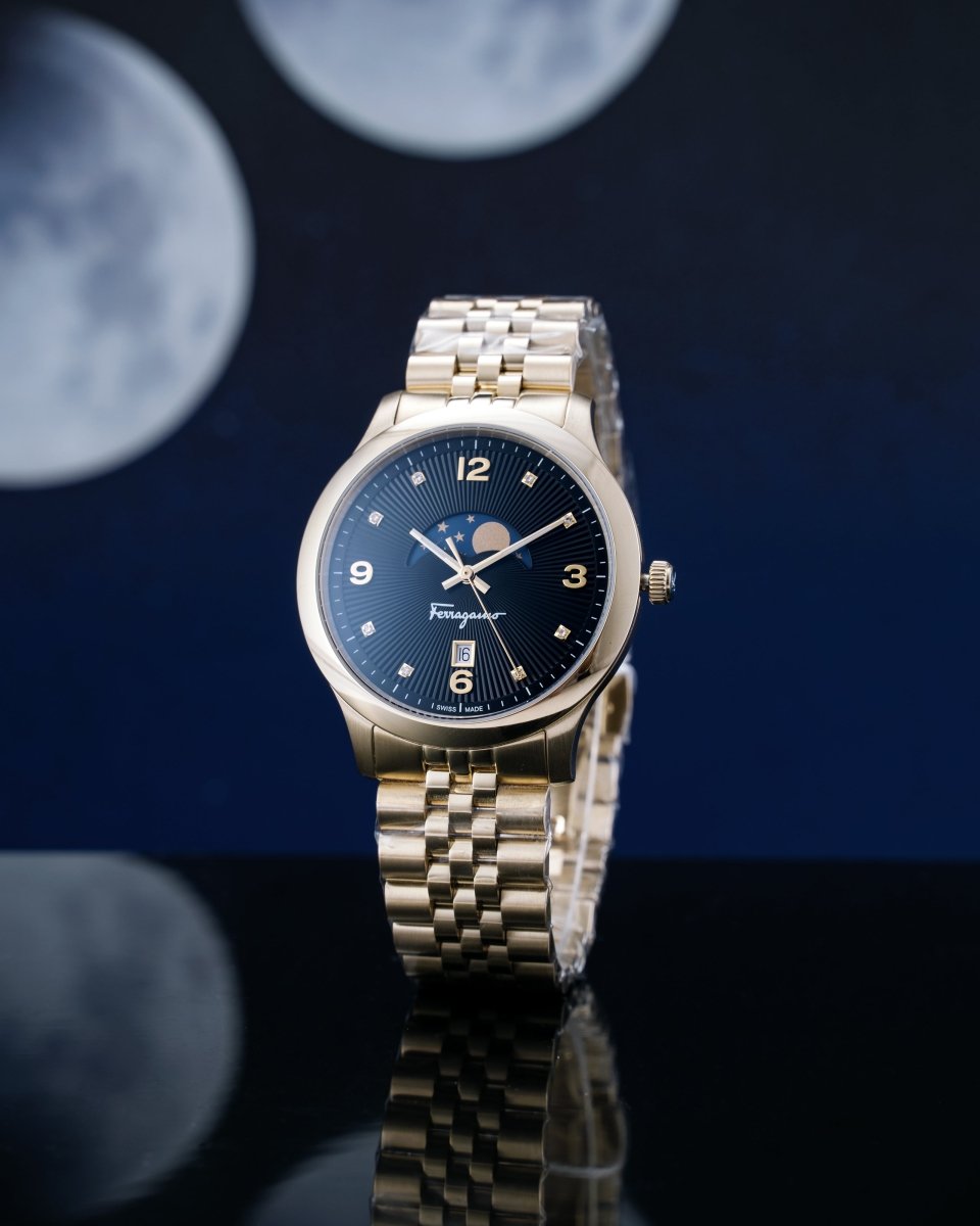 FERRAGAMO Đồng Hồ Nam Duo Moonphase SFMO00422 - L&M Luxury Timepieces