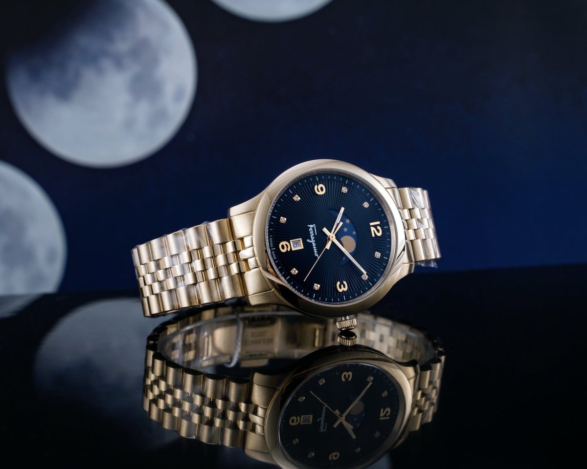 FERRAGAMO Đồng Hồ Nam Duo Moonphase SFMO00422 - L&M Luxury Timepieces
