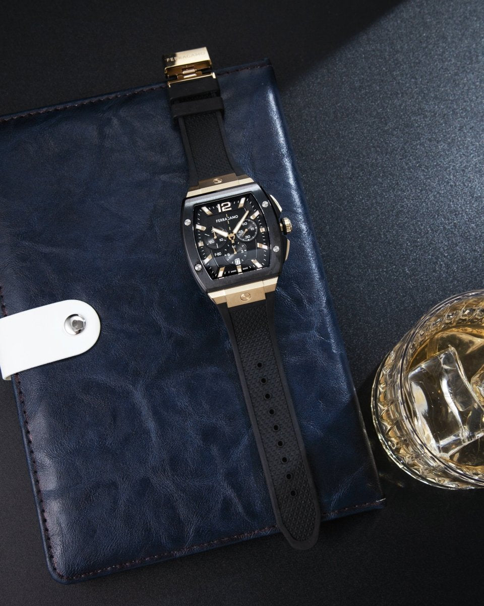 FERRAGAMO Đồng Hồ Nam F - 8 Tonneau SFKE00624 - L&M Luxury Timepieces