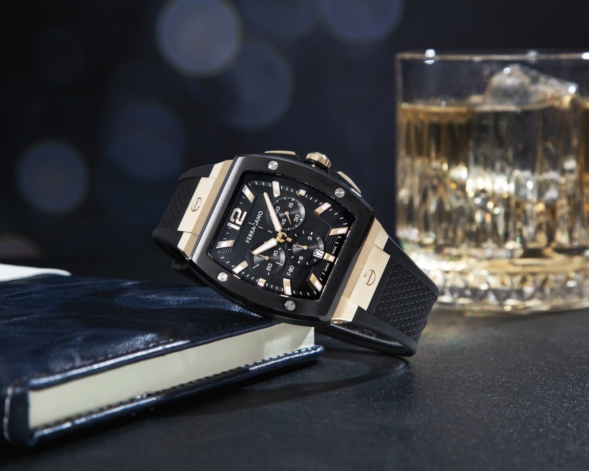 FERRAGAMO Đồng Hồ Nam F - 8 Tonneau SFKE00624 - L&M Luxury Timepieces