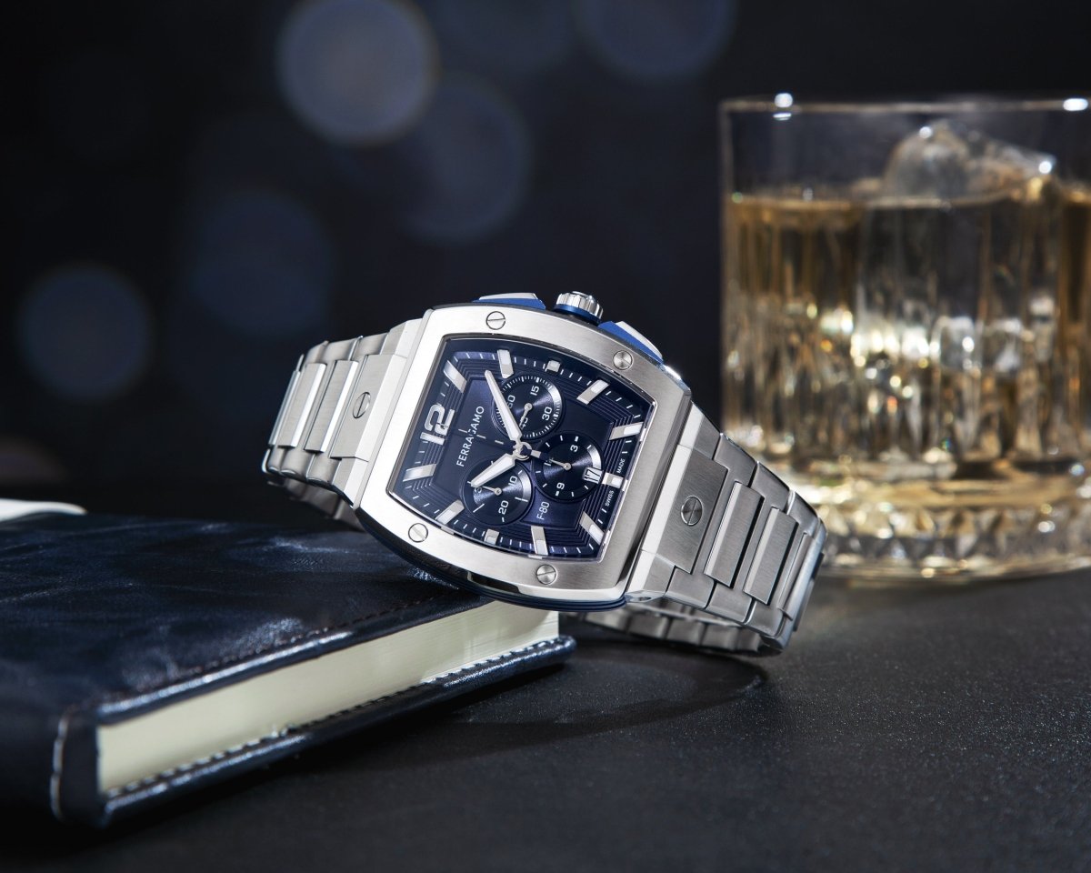 FERRAGAMO Đồng Hồ Nam F - 8 Tonneau SFKE00724 - L&M Luxury Timepieces