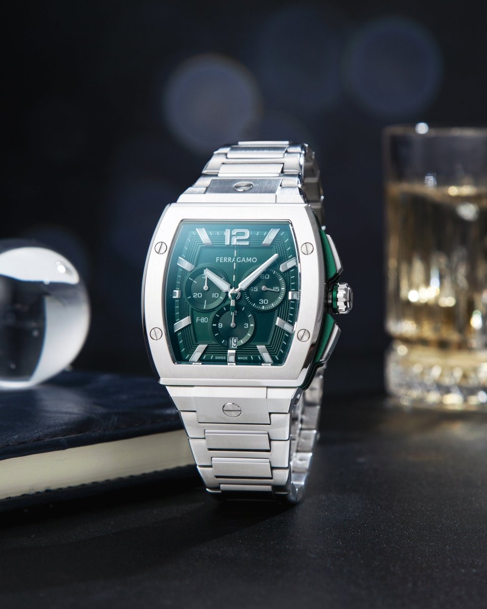 FERRAGAMO Đồng Hồ Nam F - 8 Tonneau SFKE00824 - L&M Luxury Timepieces