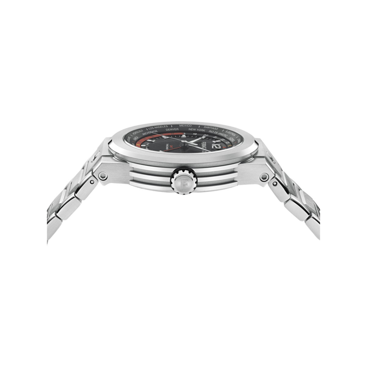 FERRAGAMO Đồng Hồ Nam F-80 Gmt Worldtime SFHA01026 - L&M Luxury Timepieces