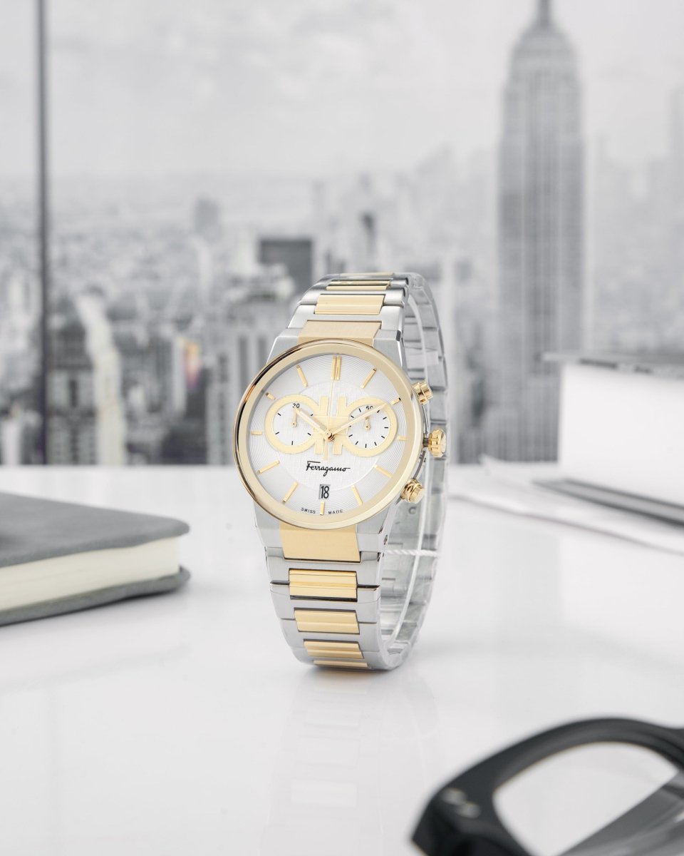 FERRAGAMO Đồng Hồ Nam Sapphire Chrono SFME00821 - L&M Luxury Timepieces