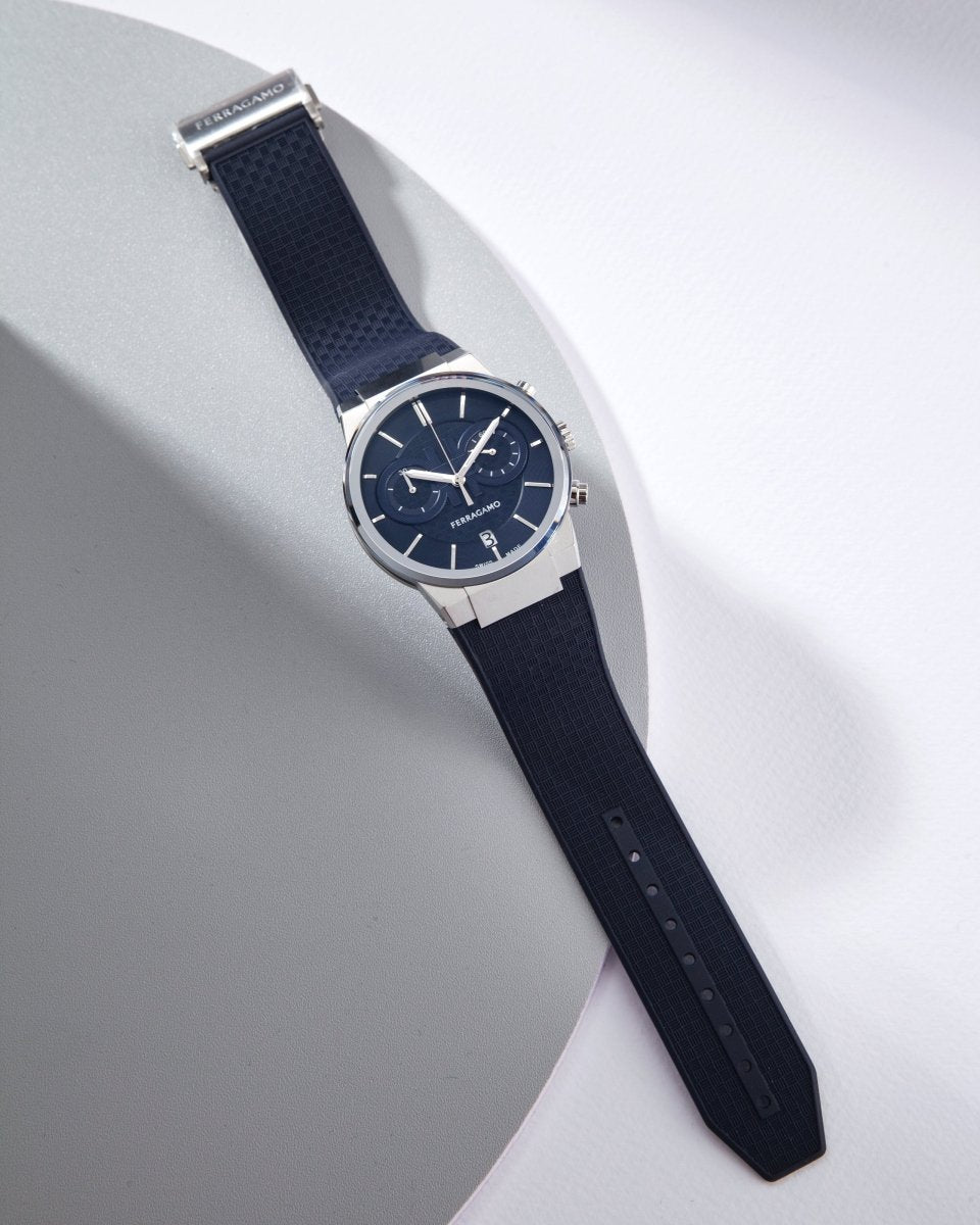 FERRAGAMO Đồng Hồ Nam Sapphire Chrono SFME00923 - L&M Luxury Timepieces