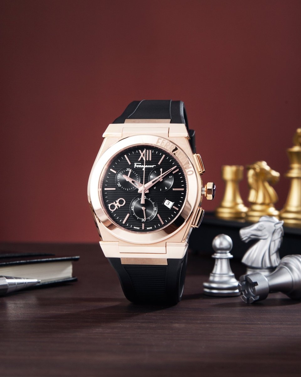 FERRAGAMO Đồng Hồ Nam Vega Chrono SFMR00222 - L&M Luxury Timepieces