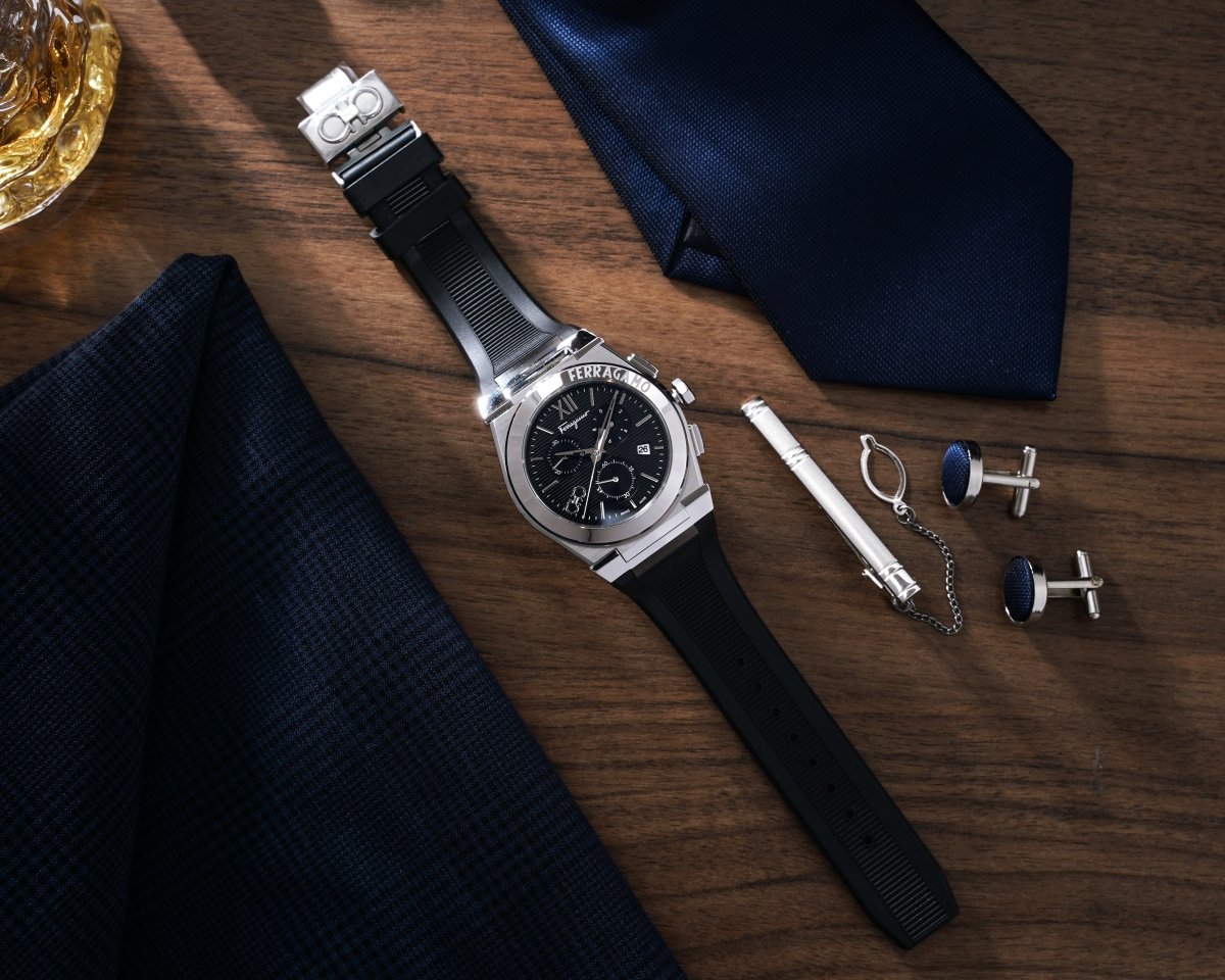 FERRAGAMO Đồng Hồ Nam Vega Chrono SFMR00322 - L&M Luxury Timepieces