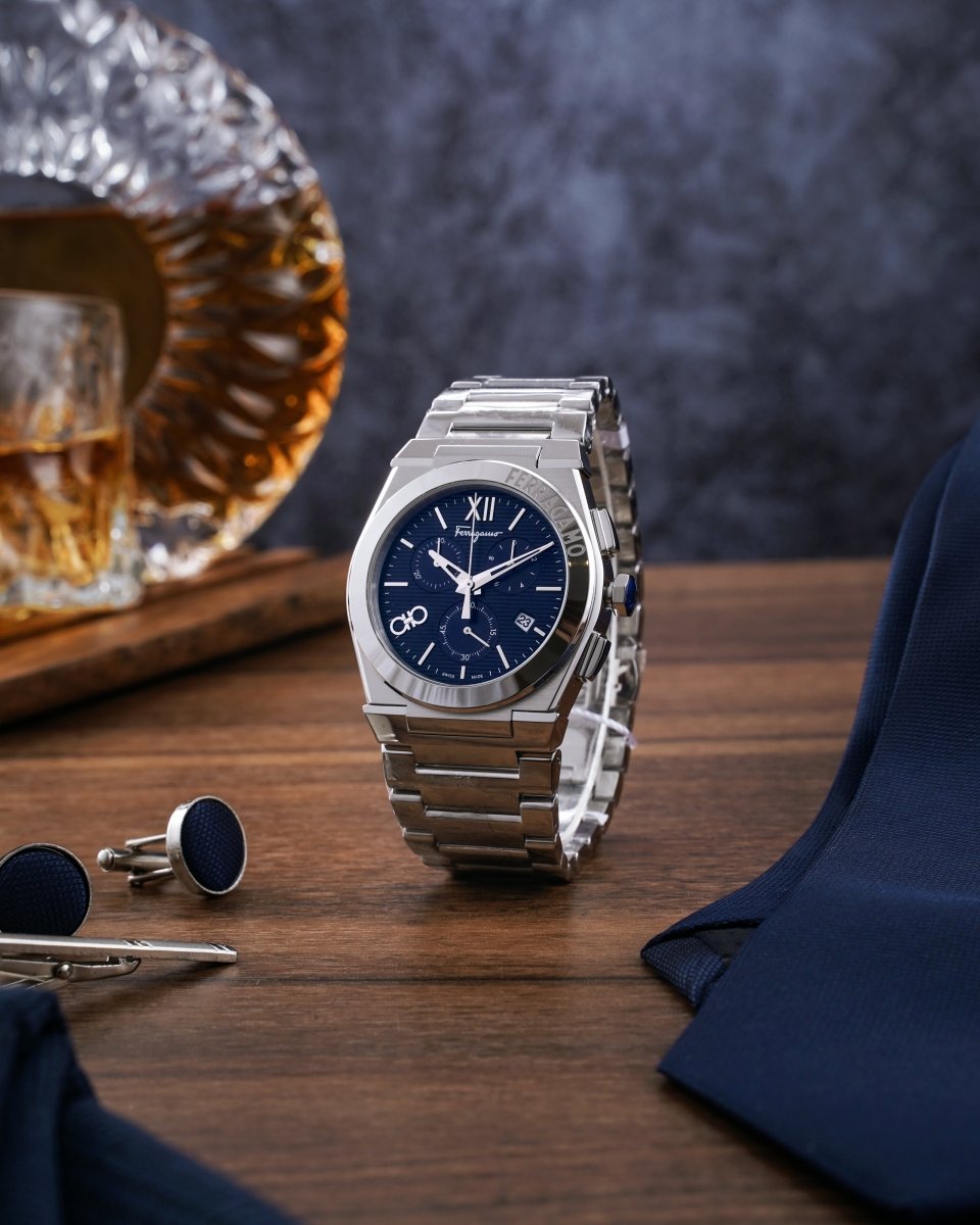 FERRAGAMO Đồng Hồ Nam Vega Chrono SFMR00422 - L&M Luxury Timepieces