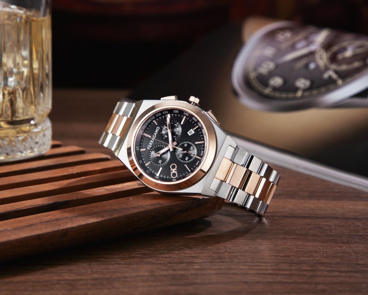 FERRAGAMO Đồng Hồ Nam Vega Uper Chrono SFVA00524 - L&M Luxury Timepieces