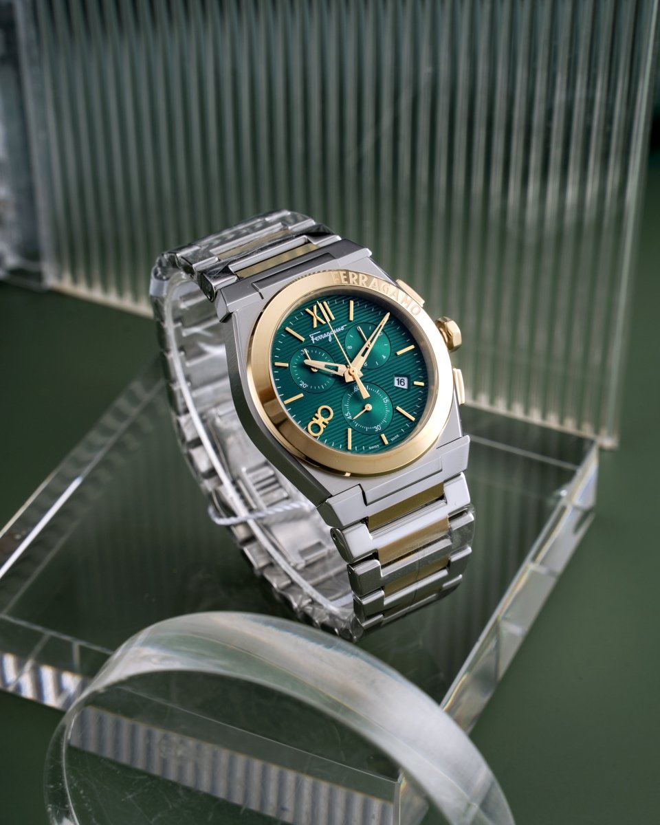 FERRAGAMO Đồng Hồ Nam Vega Upper Chrono SFVA00424 - L&M Luxury Timepieces
