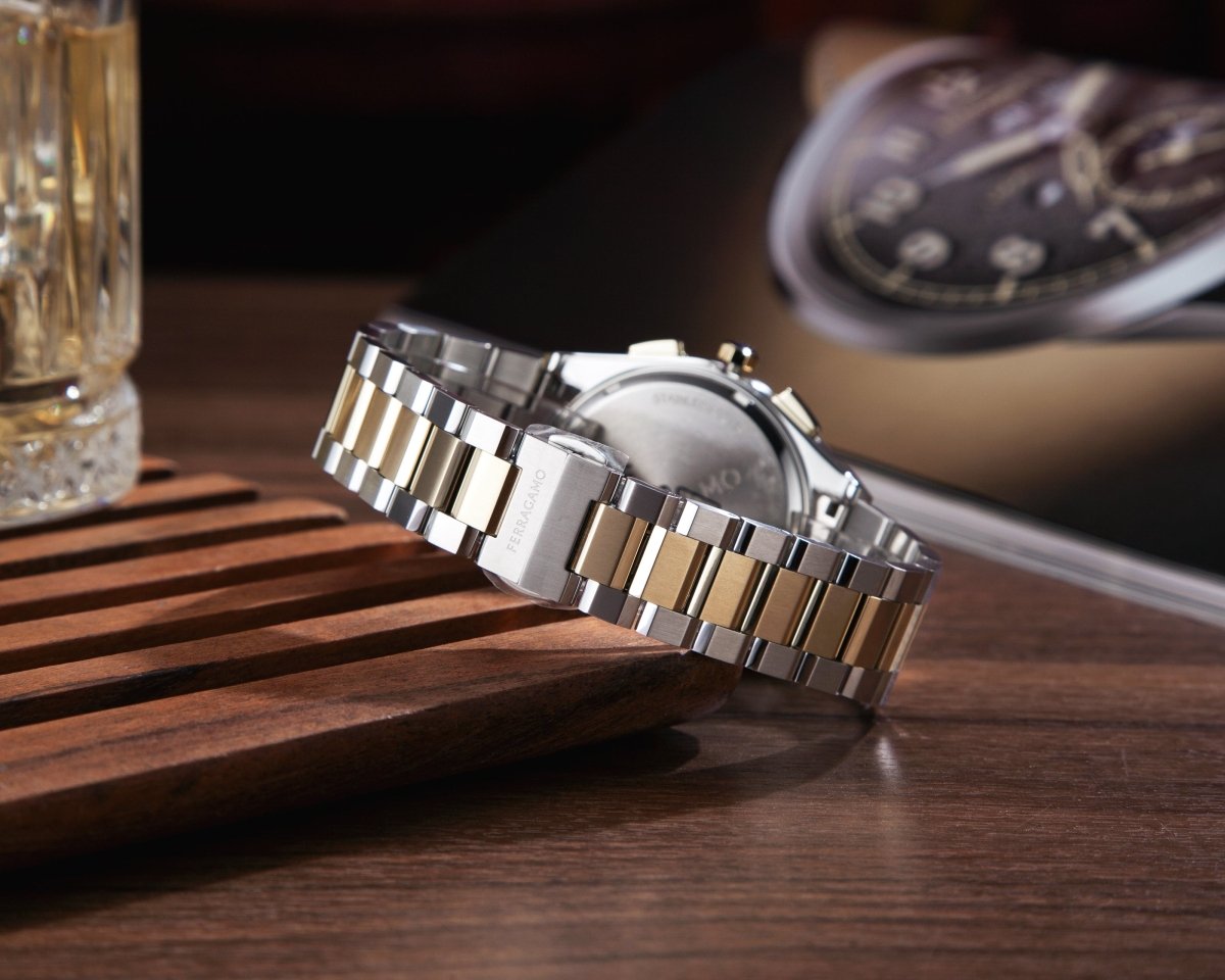 FERRAGAMO Đồng Hồ Nam Vega Upper Chrono SFVA00424 - L&M Luxury Timepieces