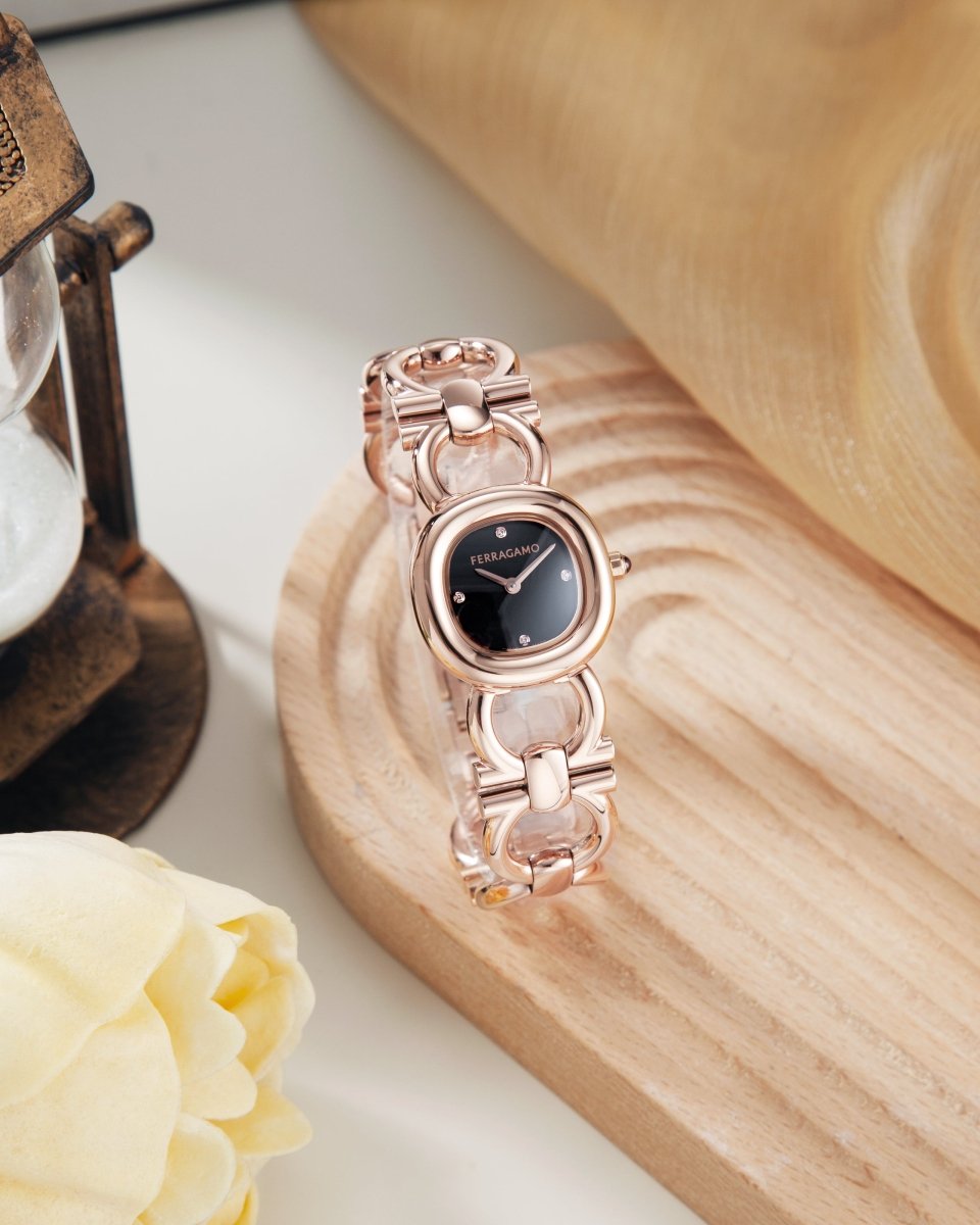 FERRAGAMO Đồng Hồ Nữ Double Gancini Jewel SFZA00324 - L&M Luxury Timepieces
