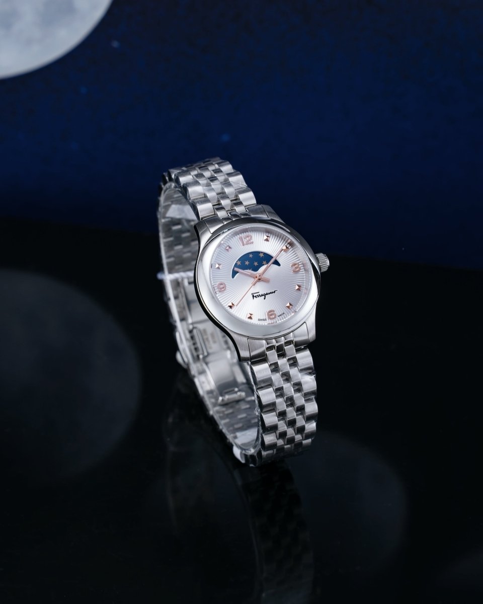 FERRAGAMO Đồng Hồ Nữ Duo Moonphase SFMN00522 - L&M Luxury Timepieces