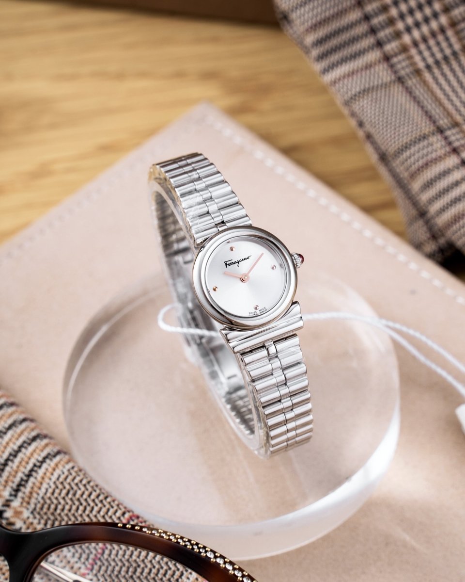 FERRAGAMO Đồng Hồ Nữ Gancini Horizontal SFMC00121 - L&M Luxury Timepieces