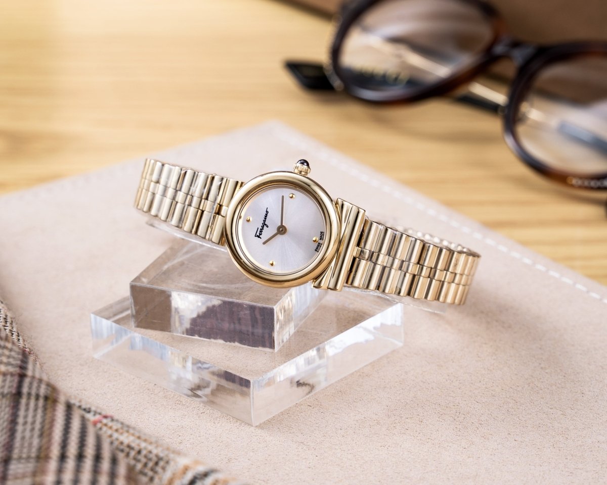 FERRAGAMO Đồng Hồ Nữ Gancini Horizontal SFMC00321 - L&M Luxury Timepieces