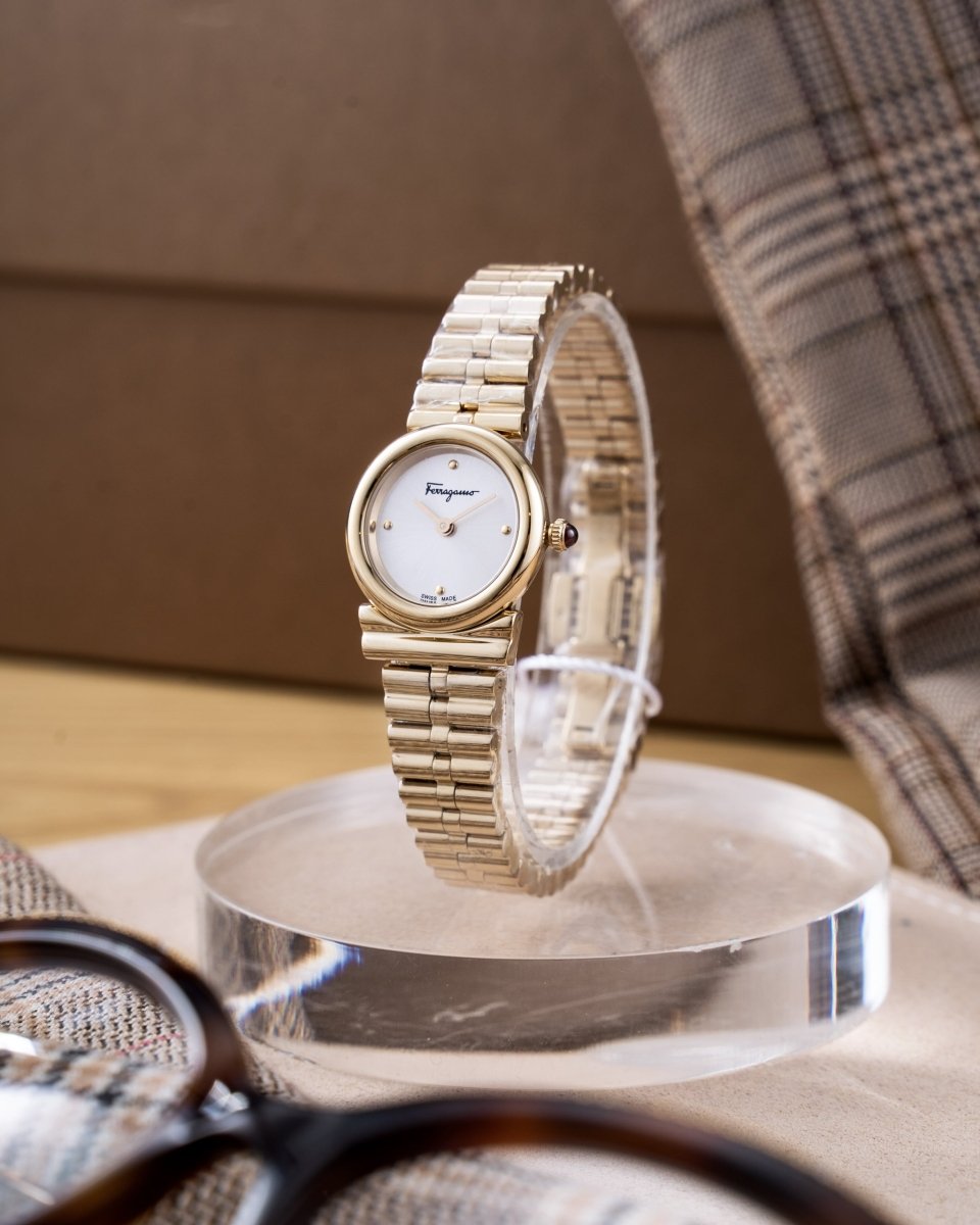 FERRAGAMO Đồng Hồ Nữ Gancini Horizontal SFMC00321 - L&M Luxury Timepieces