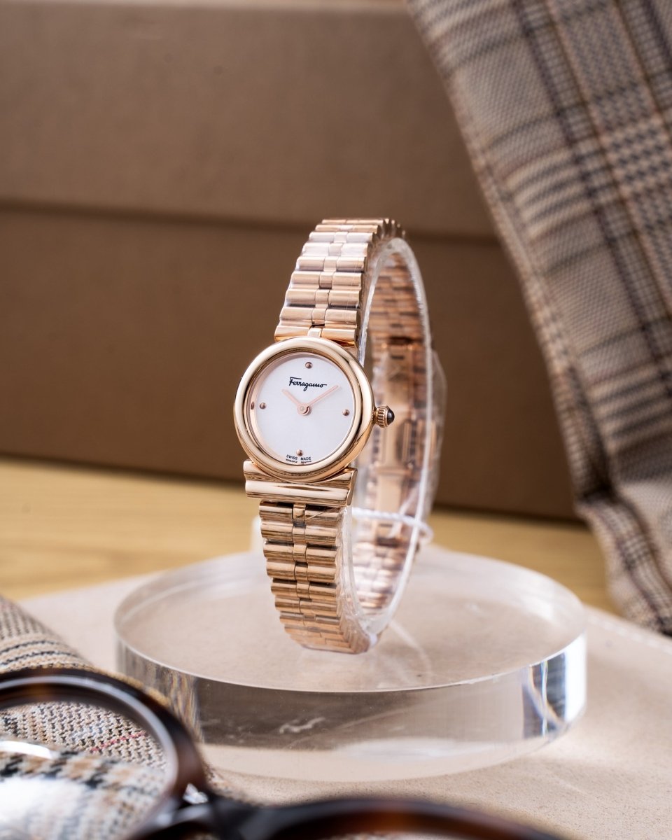 FERRAGAMO Đồng Hồ Nữ Gancini Horizontal SFMC00421 - L&M Luxury Timepieces