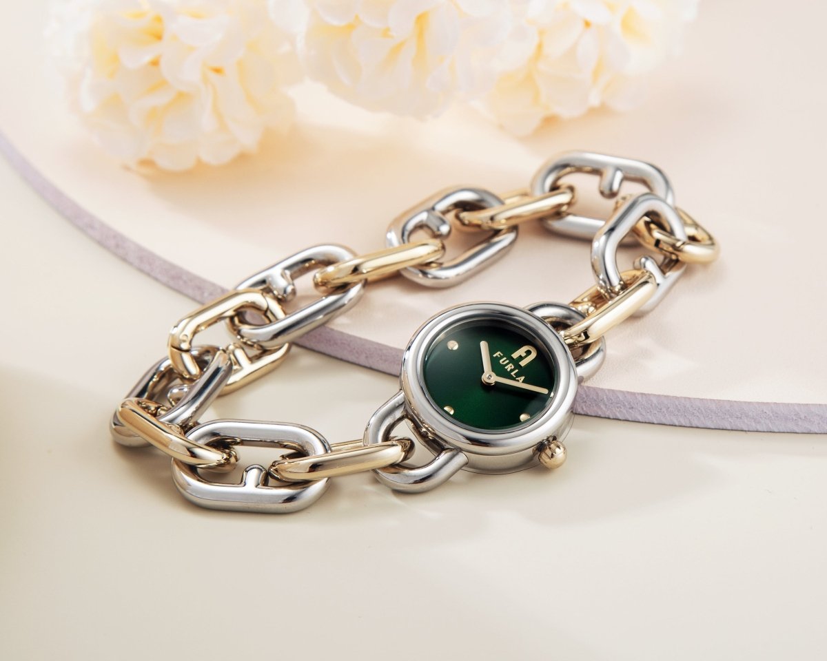 FURLA Đồng Hồ Nữ Chain Bracelet Two Tone WW00027004L4 - L&M Luxury Timepieces