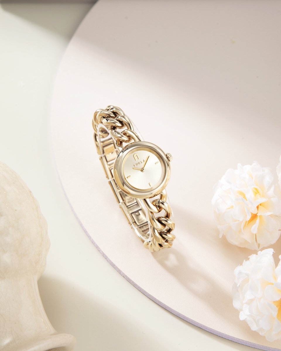 FURLA Đồng Hồ Nữ Chain Round WW00019004L2 - L&M Luxury Timepieces