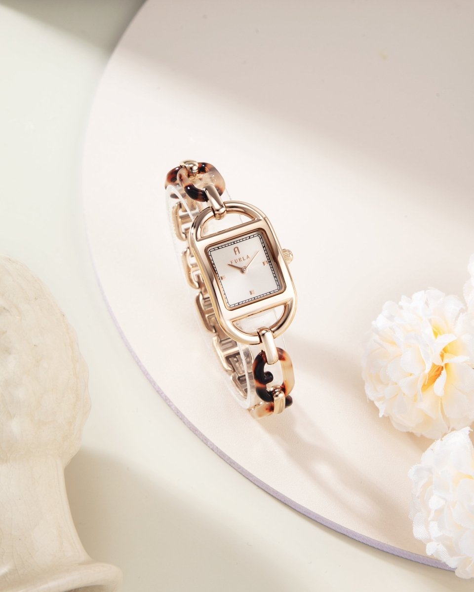 FURLA Đồng Hồ Nữ Chain Square Logo WW00026003L3 - L&M Luxury Timepieces
