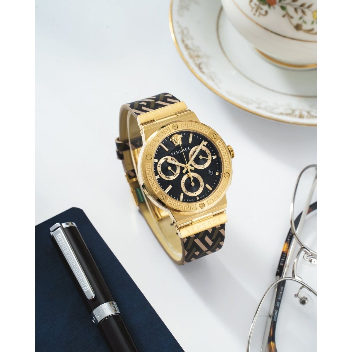 VERSACE Đồng Hồ Nam Greca Logo Chrono VEZ900621 - L&M Luxury Timepieces