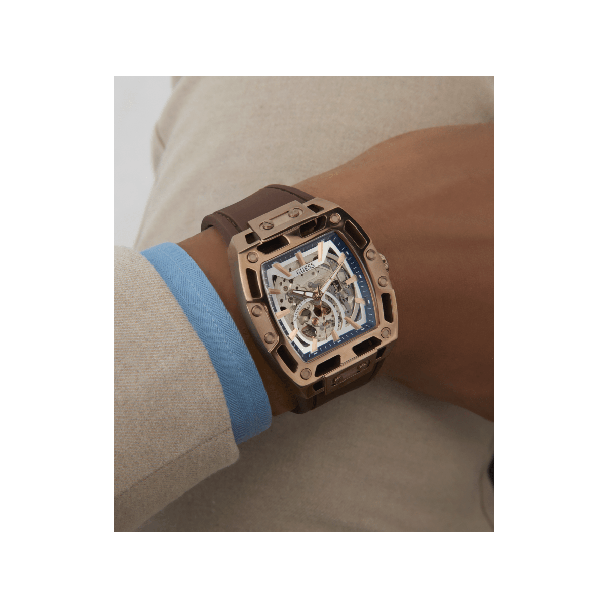 GUESS Đồng Hồ Nam Phoenix Automatic GW0980G3 - L&M Luxury Timepieces