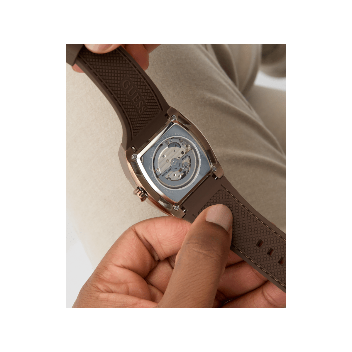 GUESS Đồng Hồ Nam Phoenix Automatic GW0980G3 - L&M Luxury Timepieces