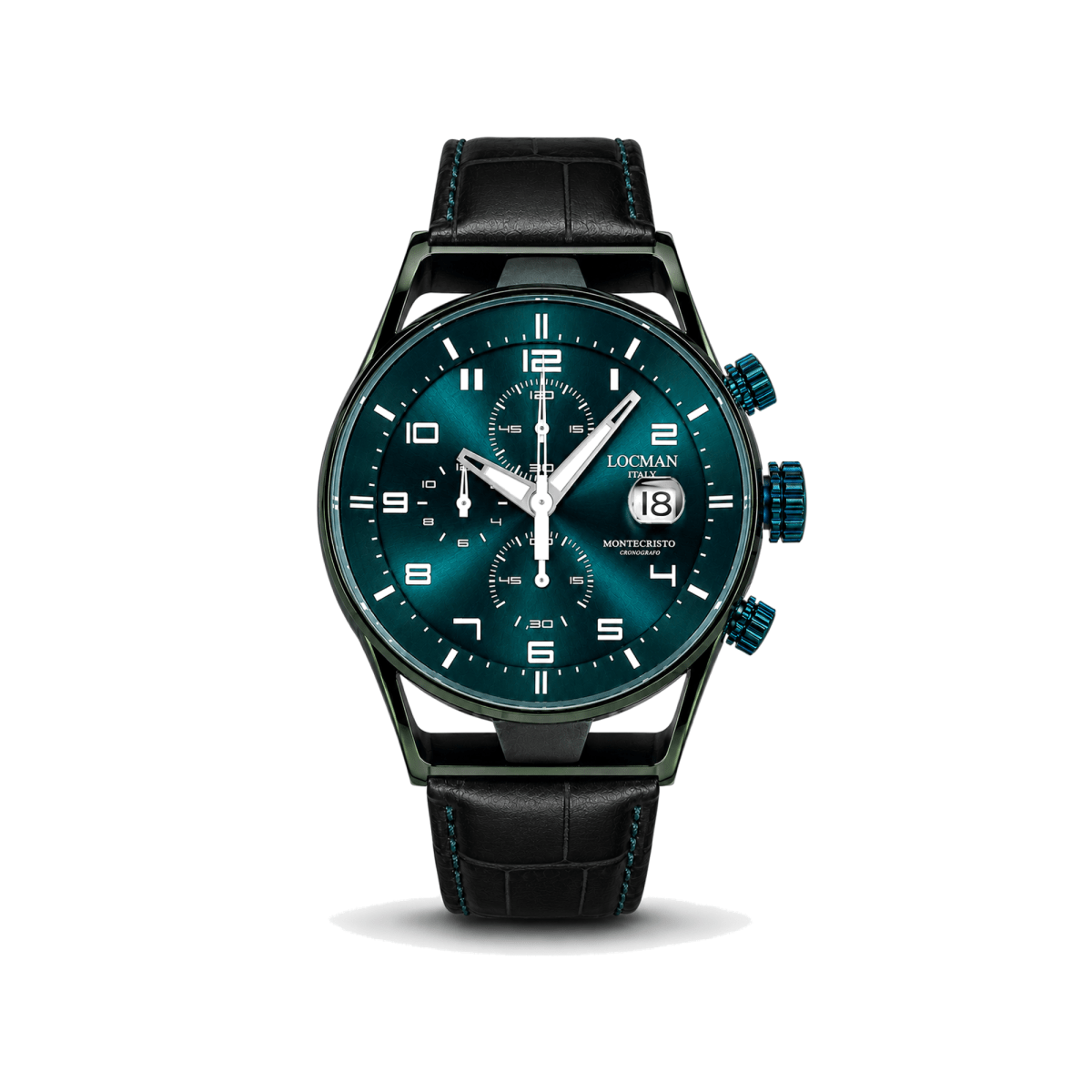 LOCMAN Đồng Hồ Nam Montecristo Chronograph Quartz 0542V19S-GRPTWHPL - L&M Luxury Timepieces