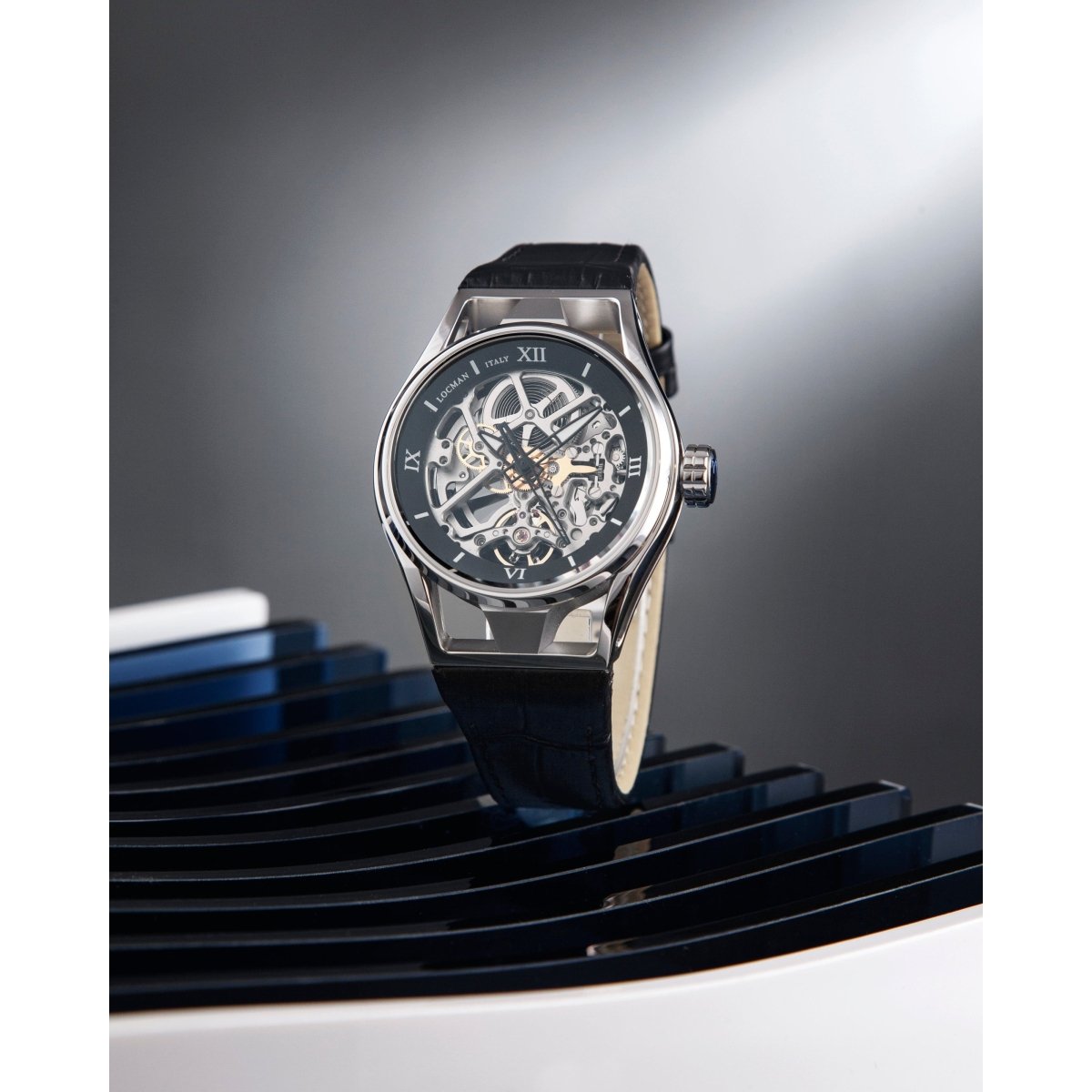 LOCMAN Đồng Hồ Nam Montecristo Skeleton Automatic 0538A01S-00BKGYPK - L&M Luxury Timepieces