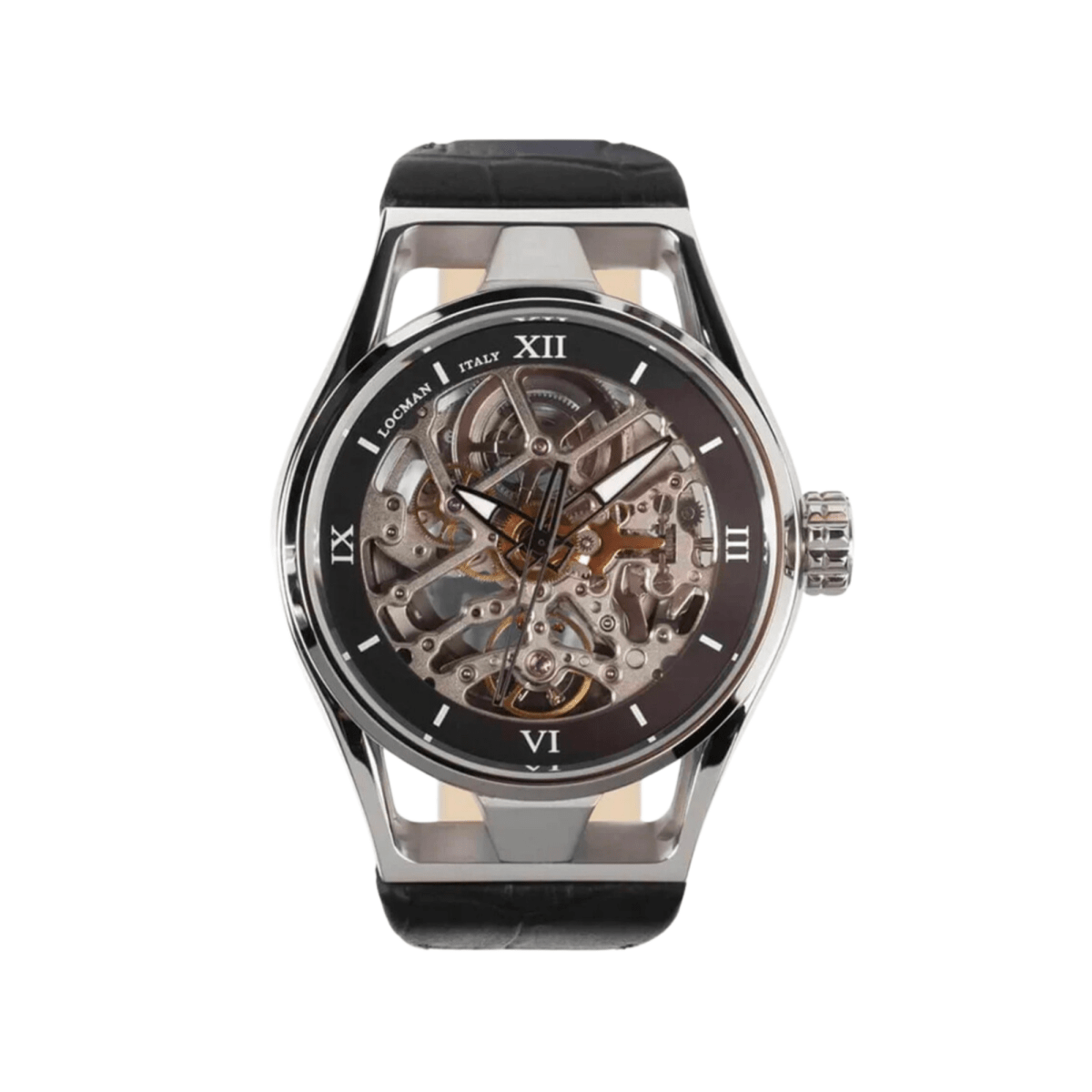 LOCMAN Đồng Hồ Nam Montecristo Skeleton Automatic 0538A01S-00BKGYPK - L&M Luxury Timepieces