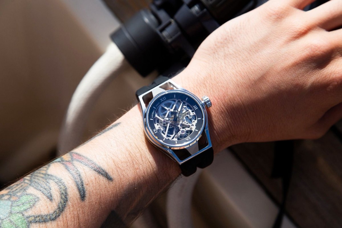 LOCMAN Đồng Hồ Nam Montecristo Skeleton Automatic 0538A01S-00BKGYSIK - L&M Luxury Timepieces