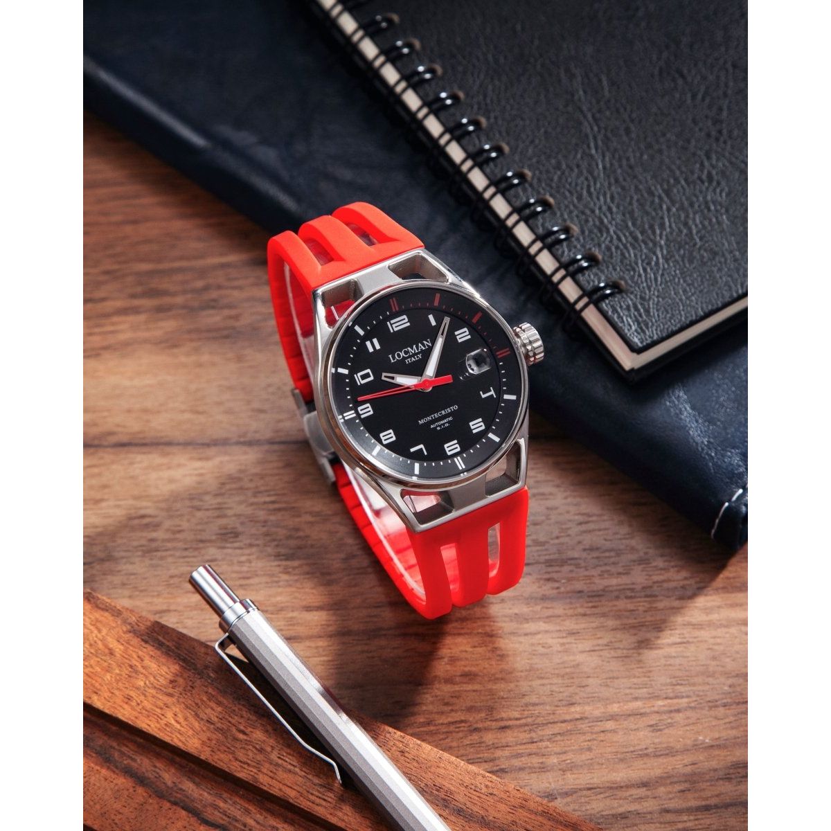 LOCMAN Đồng Hồ Nam Montecristo Automatic 0541A01S - 00bkrdsr - L&M Luxury Timepieces