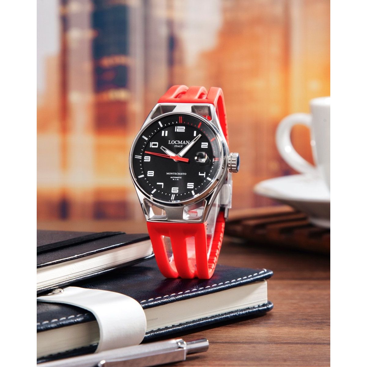 LOCMAN Đồng Hồ Nam Montecristo Automatic 0541A01S - 00bkrdsr - L&M Luxury Timepieces