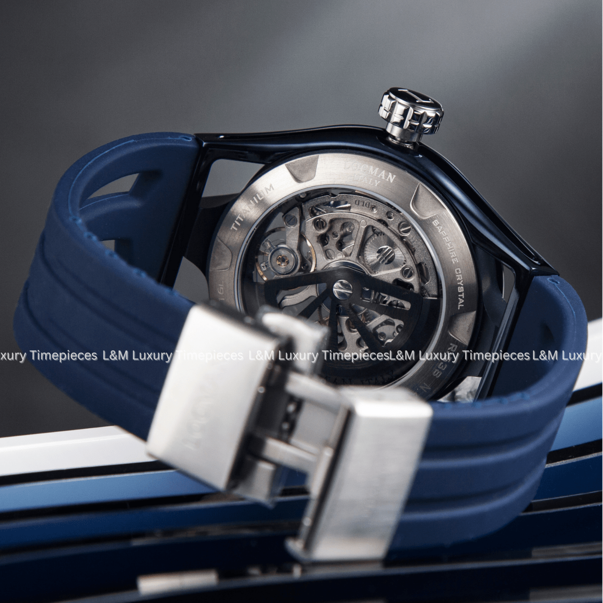 LOCMAN Đồng Hồ Nam Montecristo Skeleton Automatic 0538B02S - blblsksb - L&M Luxury Timepieces