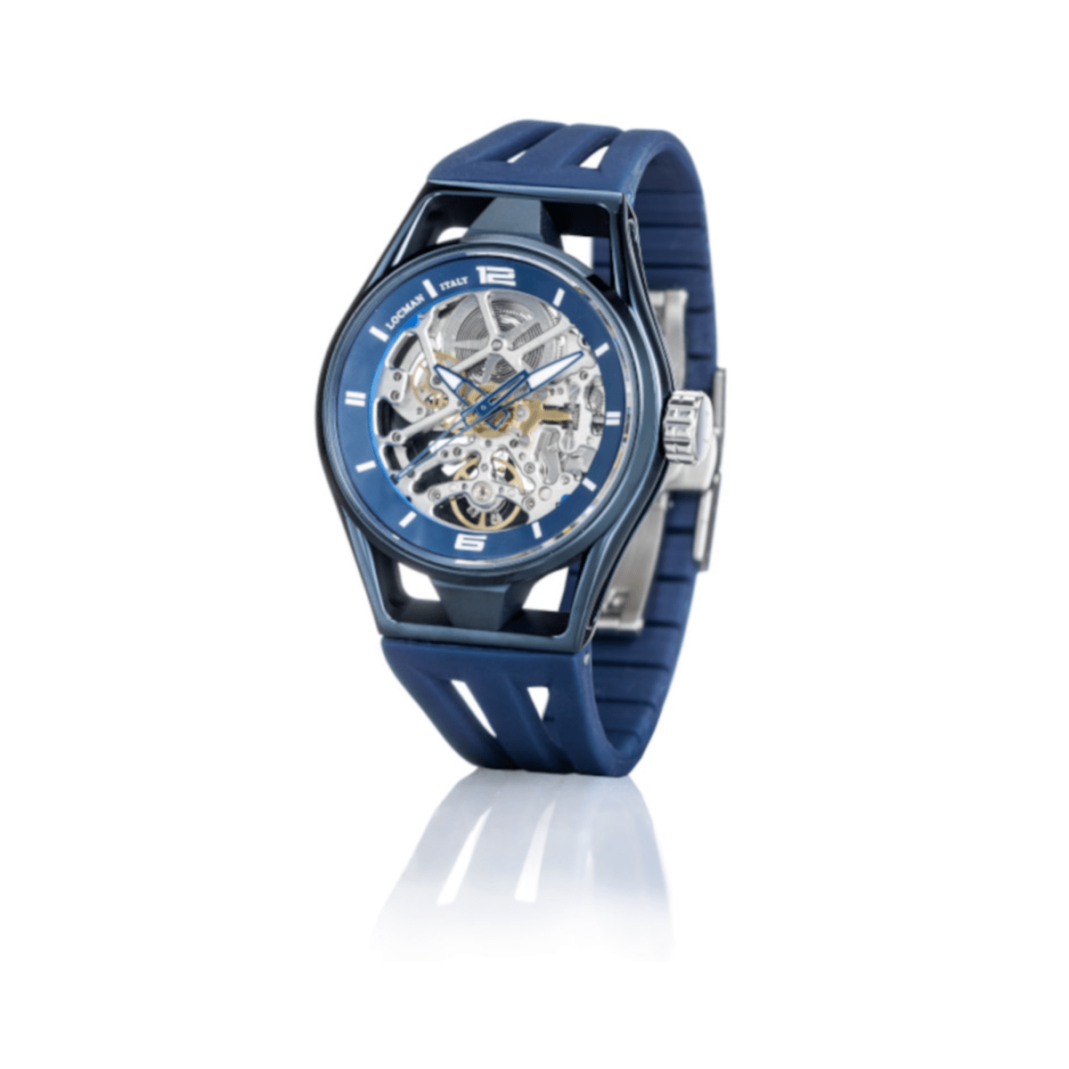 LOCMAN Đồng Hồ Nam Montecristo Skeleton Automatic 0538B02S - blblsksb - L&M Luxury Timepieces