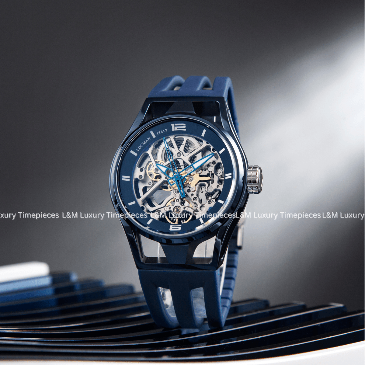 LOCMAN Đồng Hồ Nam Montecristo Skeleton Automatic 0538B02S - blblsksb - L&M Luxury Timepieces