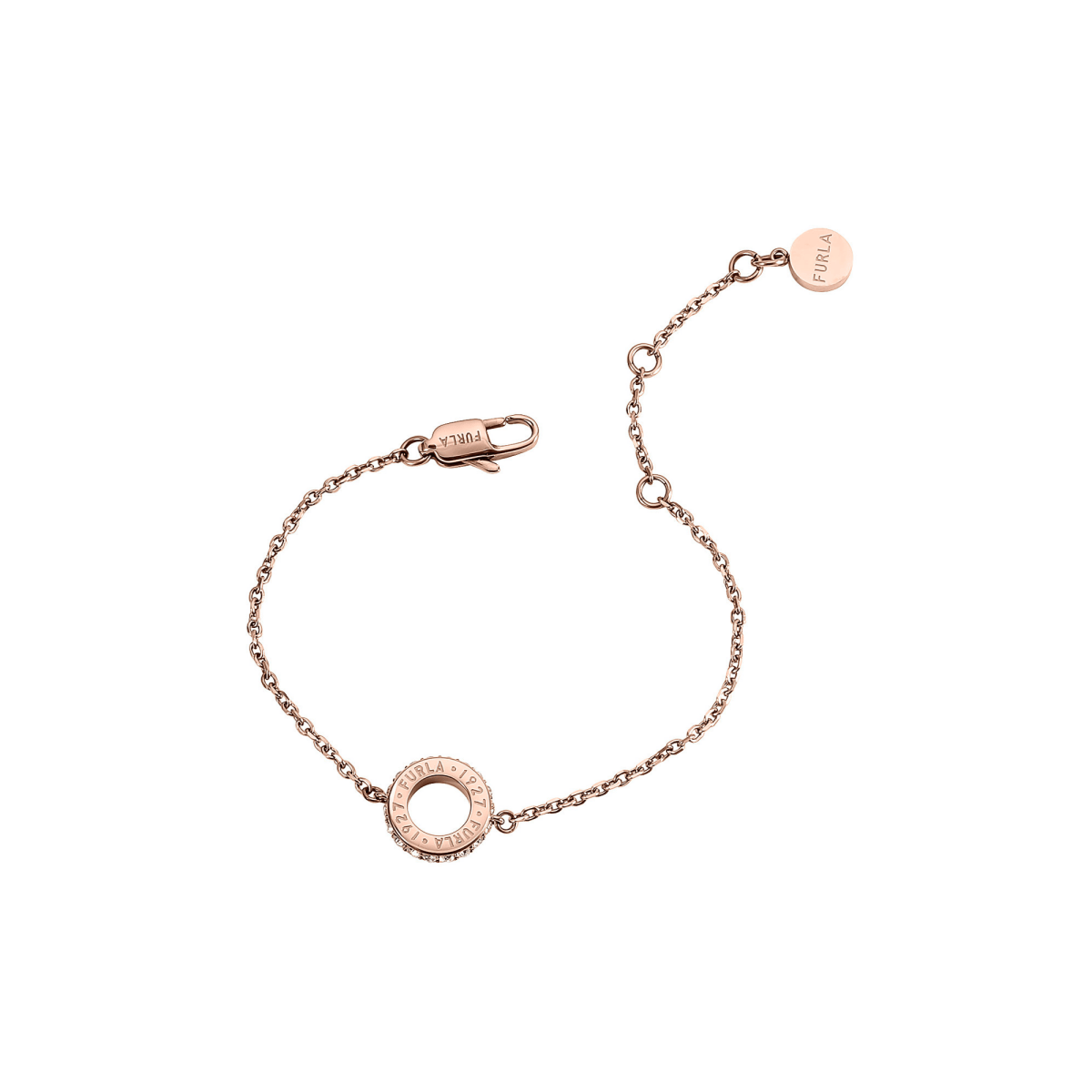 FURLA Logo Links Rose Gold Gift Set FGWJ001BU - L&M Luxury Timepieces