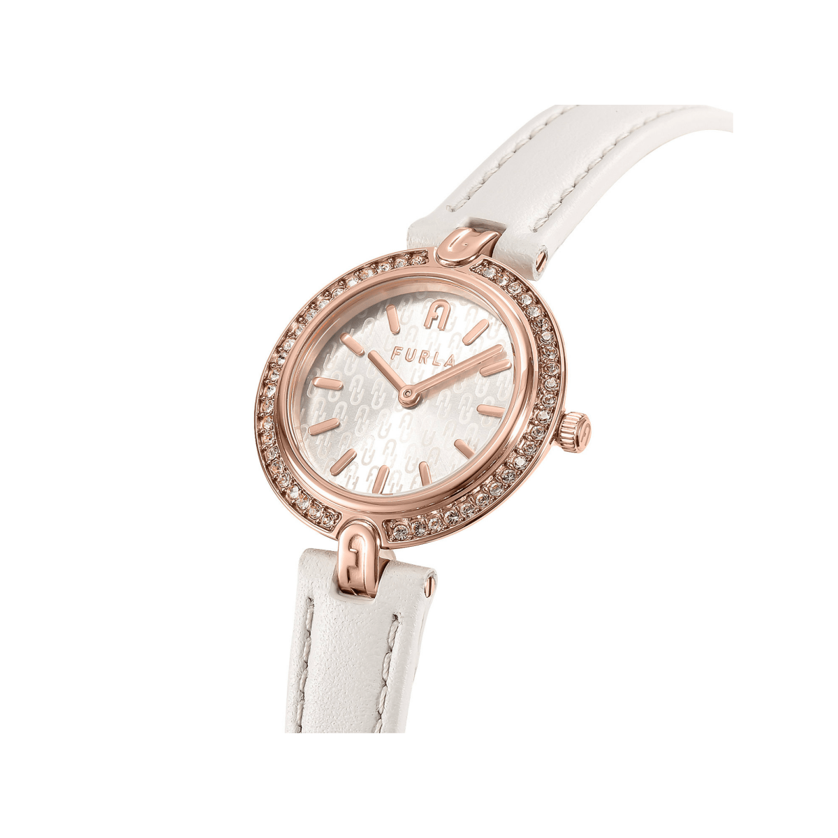 FURLA Logo Links Rose Gold Gift Set FGWJ001BU - L&M Luxury Timepieces