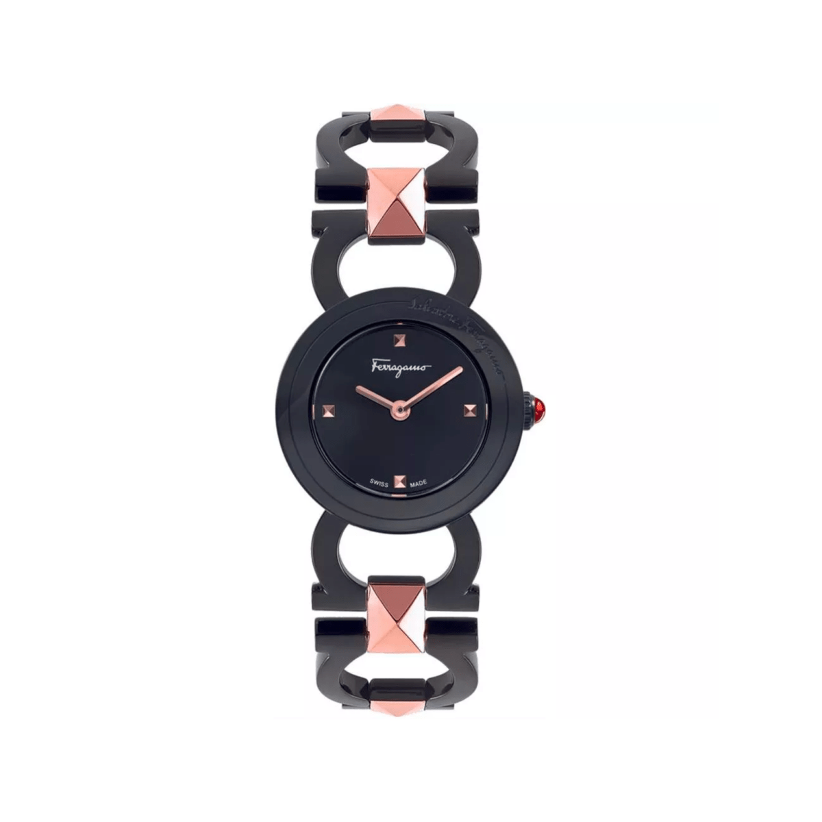 Salvatore Ferragamo Double Gancini Stud - L&M Luxury Timepieces