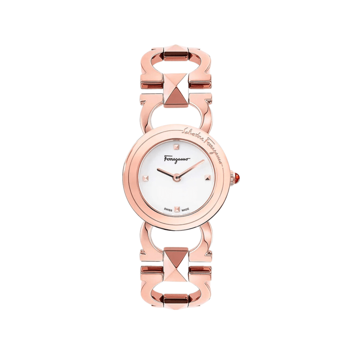 Salvatore Ferragamo Double Gancini Stud - L&M Luxury Timepieces