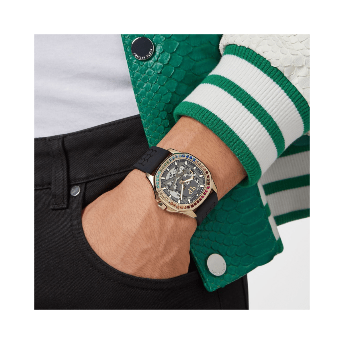 PHILIPP PLEIN Đồng Hồ Nam Skeleton Spectre PWRAA0523 - L&M Luxury Timepieces