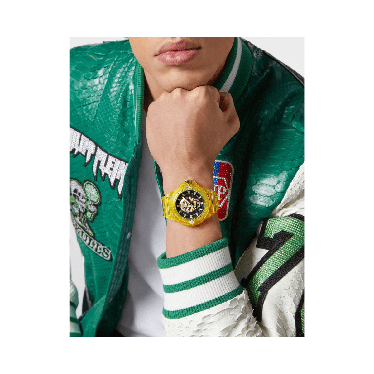 PHILIPP PLEIN Đồng Hồ Nam The Skull Synthetic PWWAA0123 - L&M Luxury Timepieces