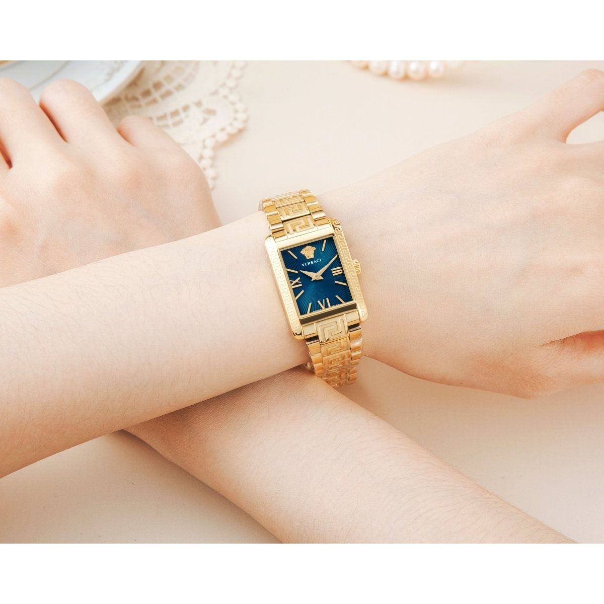 VERSACE Đồng Hồ Nữ Tonneau VE1C01022 - L&M Luxury Timepieces
